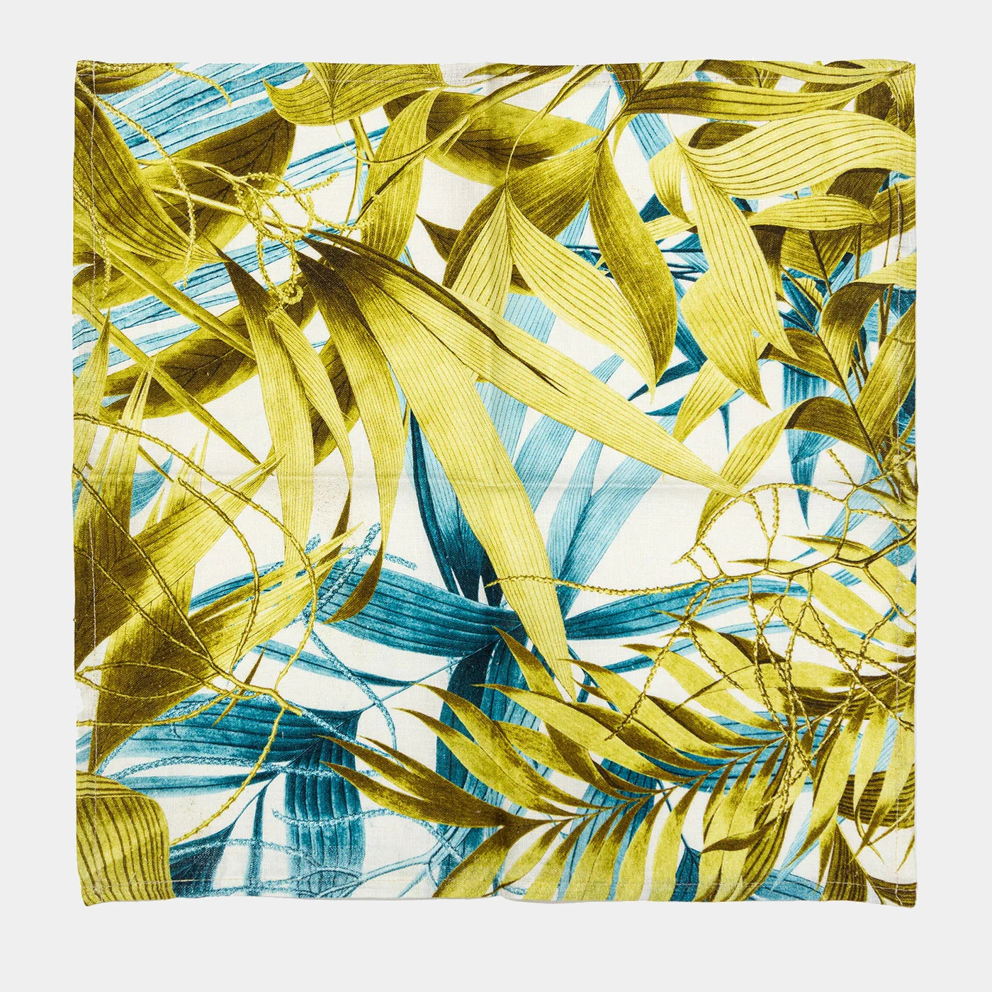 Las Palmas Sada 6 lněných ubrousků s palmovými listy