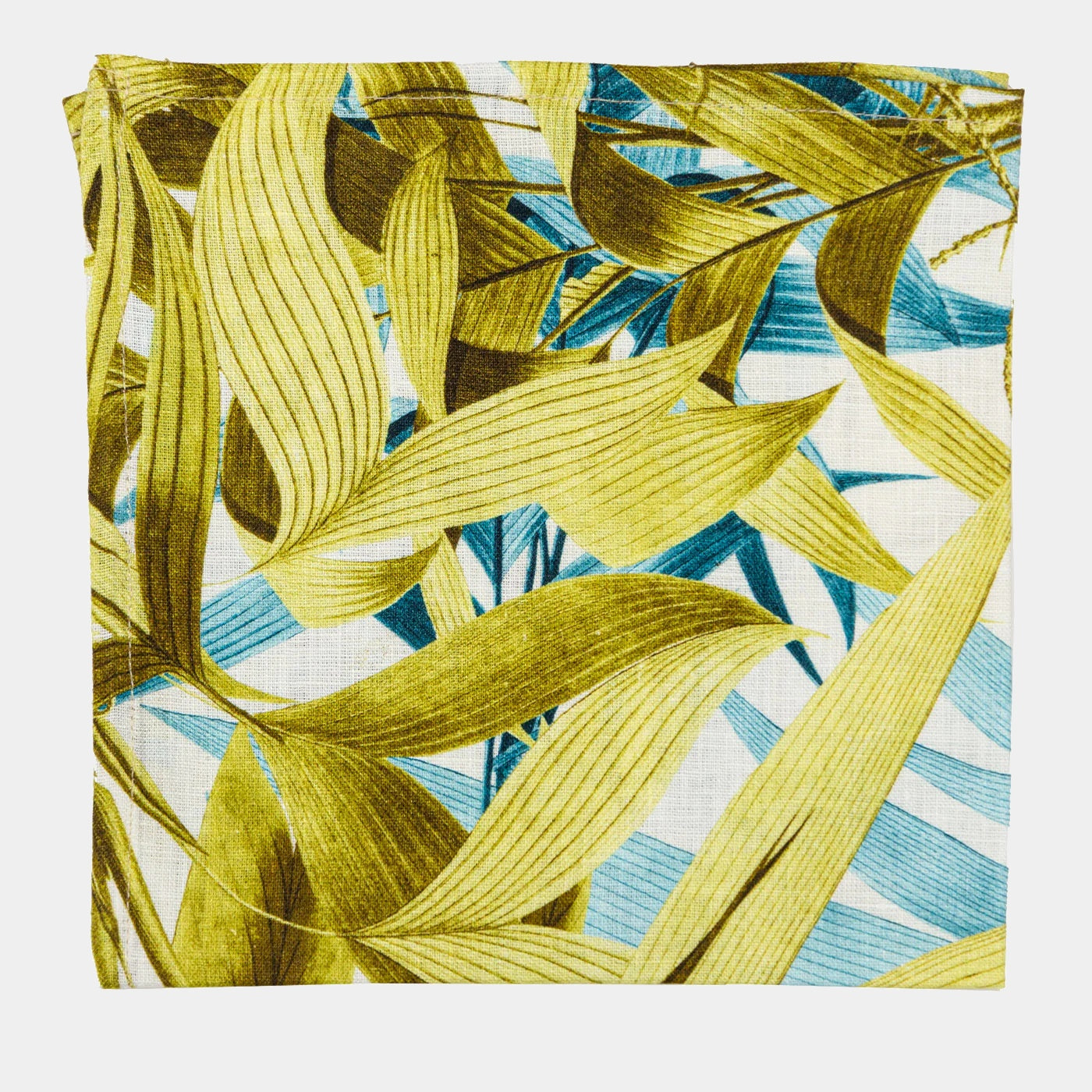 Las Palmas Sada 6 lněných ubrousků s palmovými listy