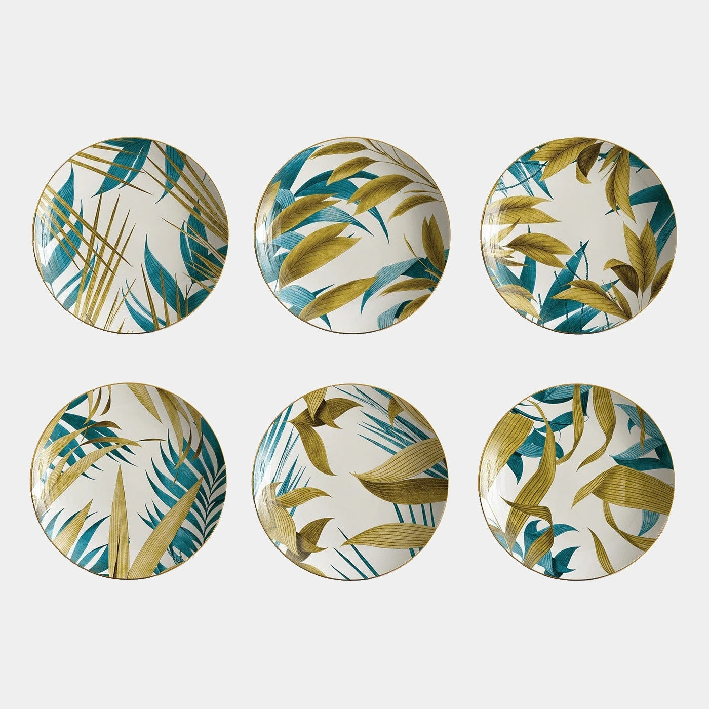 Las Palmas Sada 6 porcelánových talířů na polévku