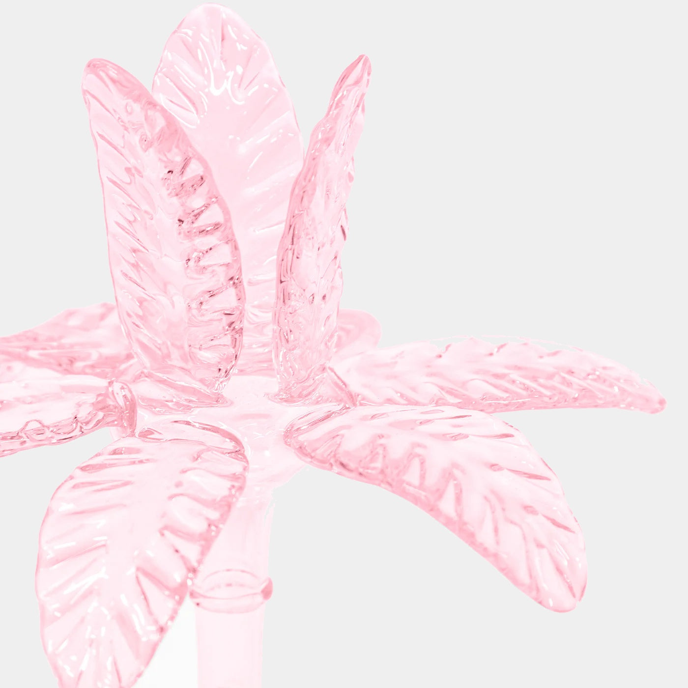 Las Palmas Sada 3 svícnů z foukaného skla ve tvaru palmy