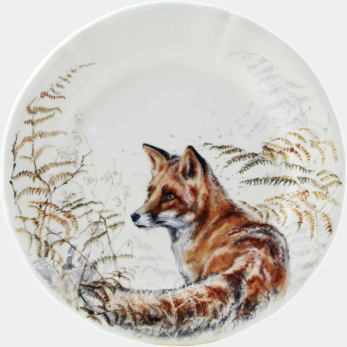 GIEN SOLOGNE talíř 23,2 cm - vzor zvěř