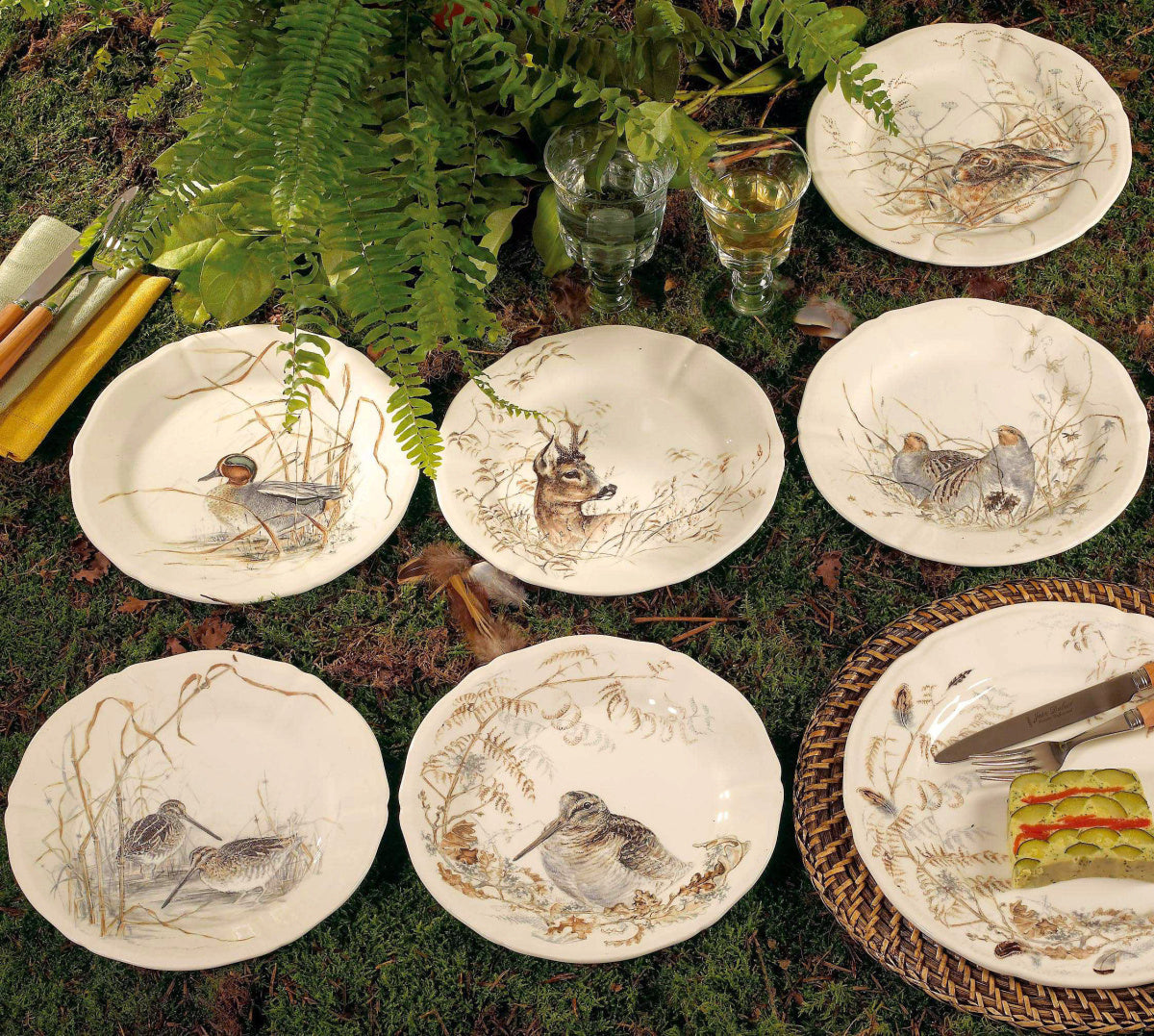 GIEN SOLOGNE talíř 23,2 cm