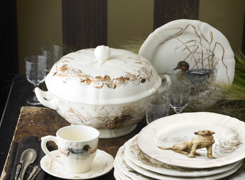 GIEN SOLOGNE Jídelní souprava s motivem přírody