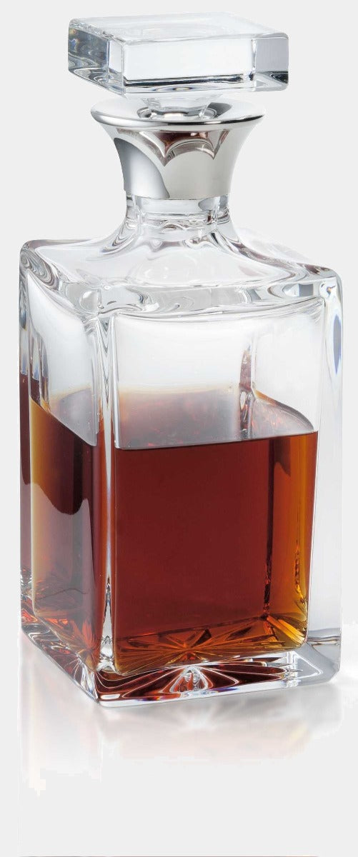 SONJA QUANDT křišťálová karafa se stříbrným koněm