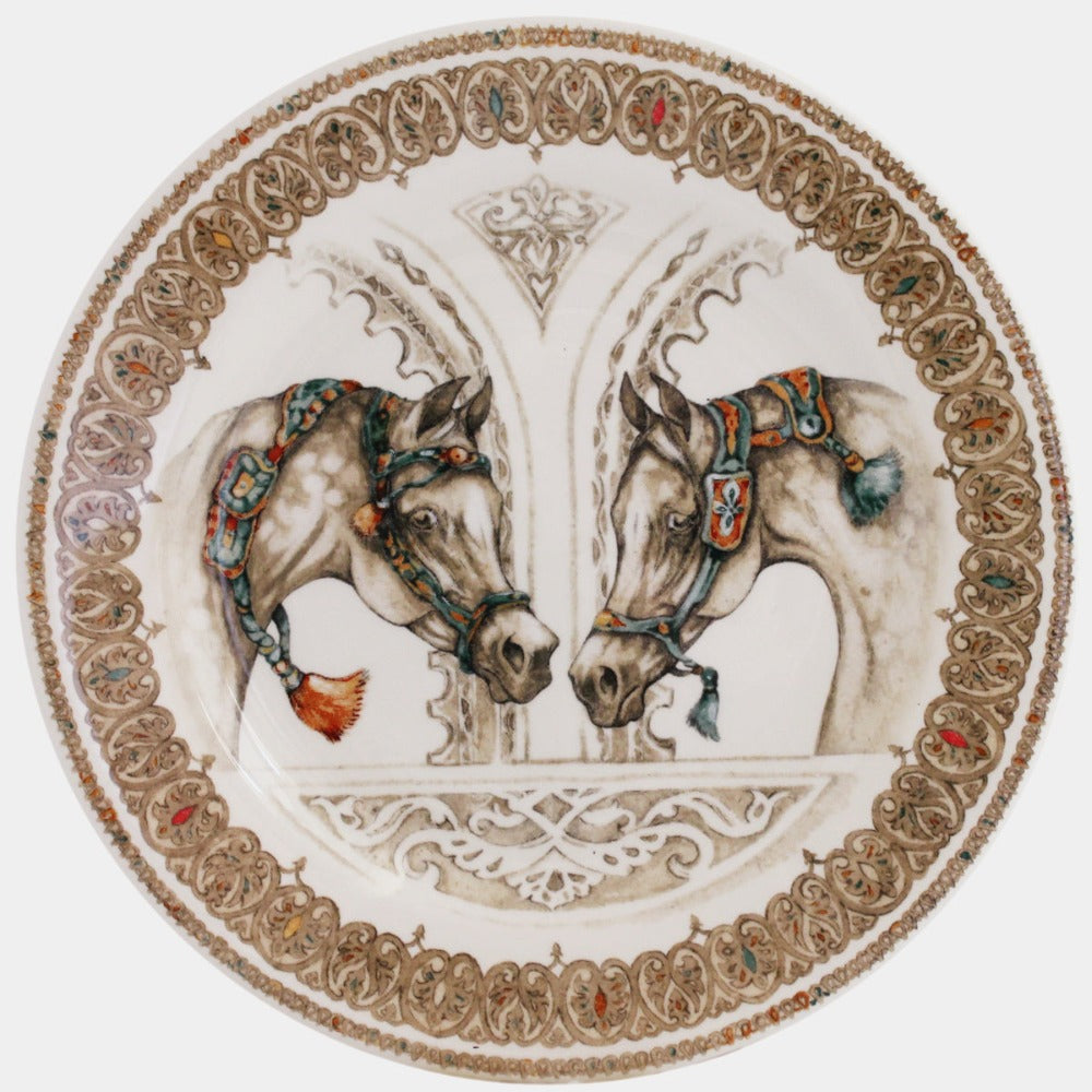 GIEN CHEVAUX DU VENT Talíř 22 cm