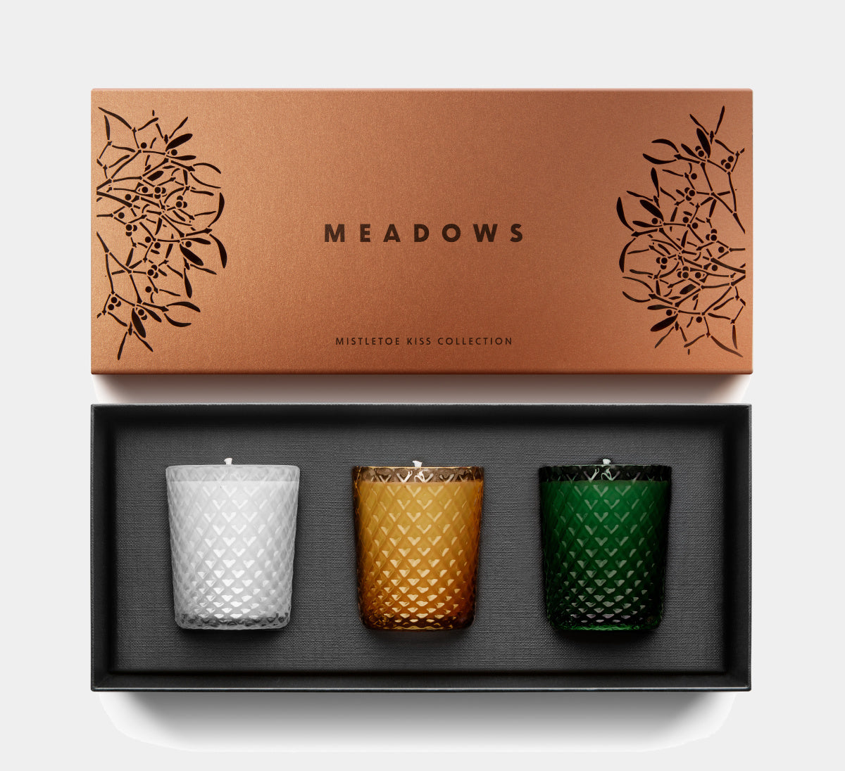 meadows vánoční svíčky dárkové balení