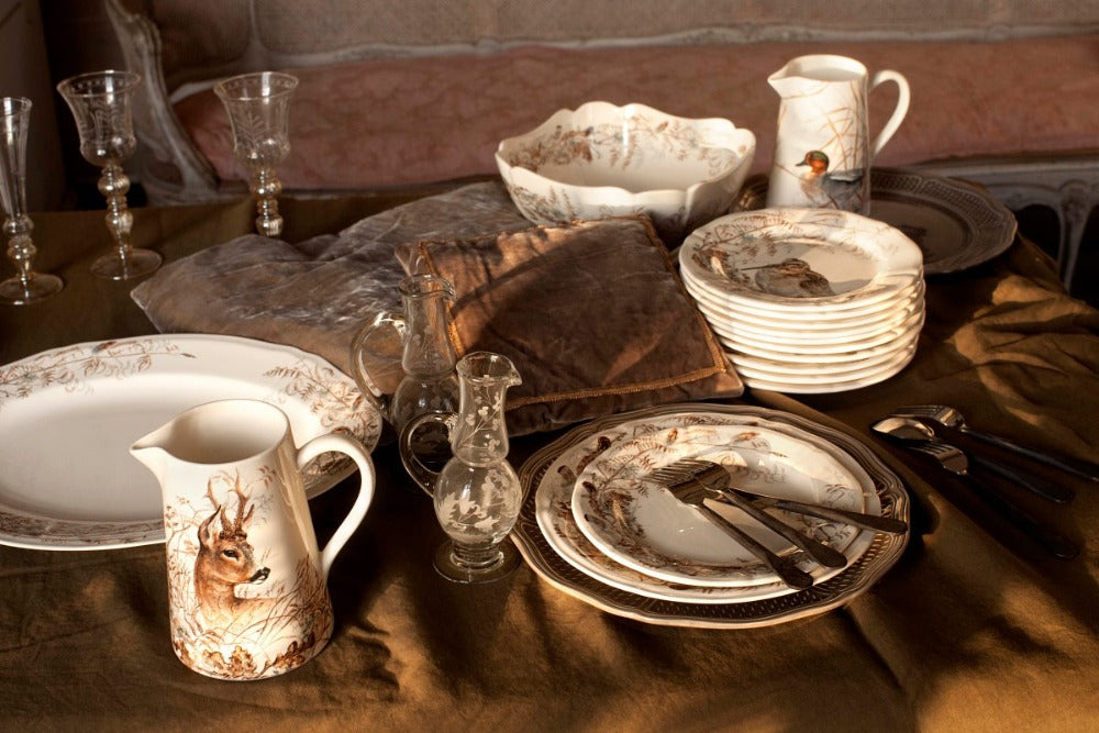 GIEN SOLOGNE Jídelní souprava s motivem přírody