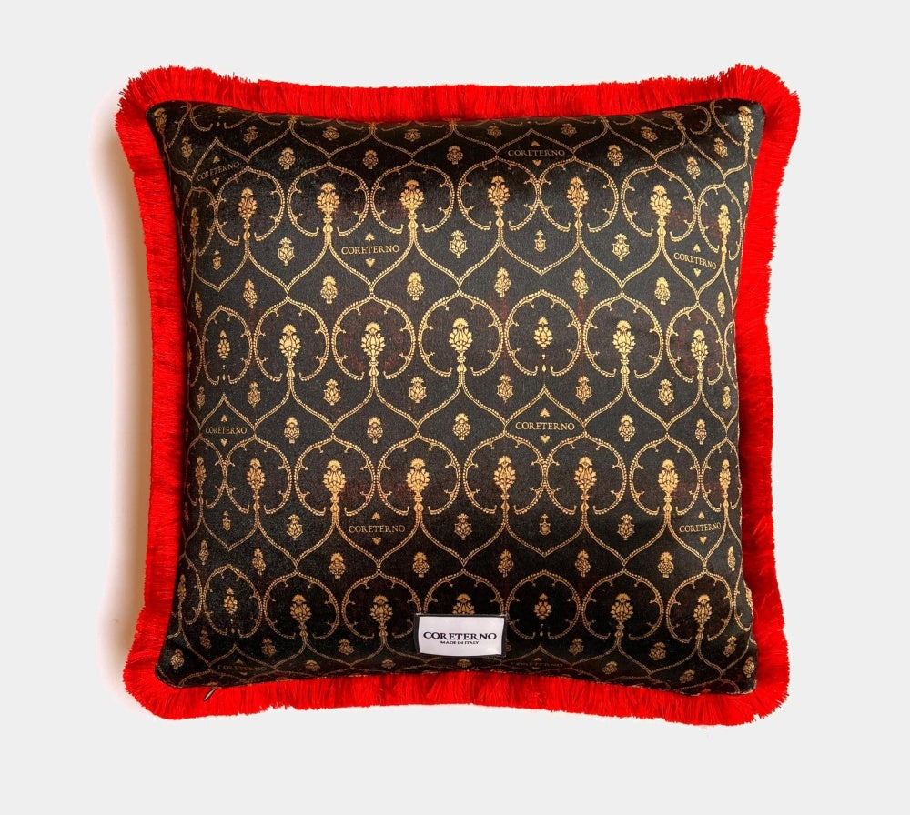 Coreterno sametový polštář Pink Dandy