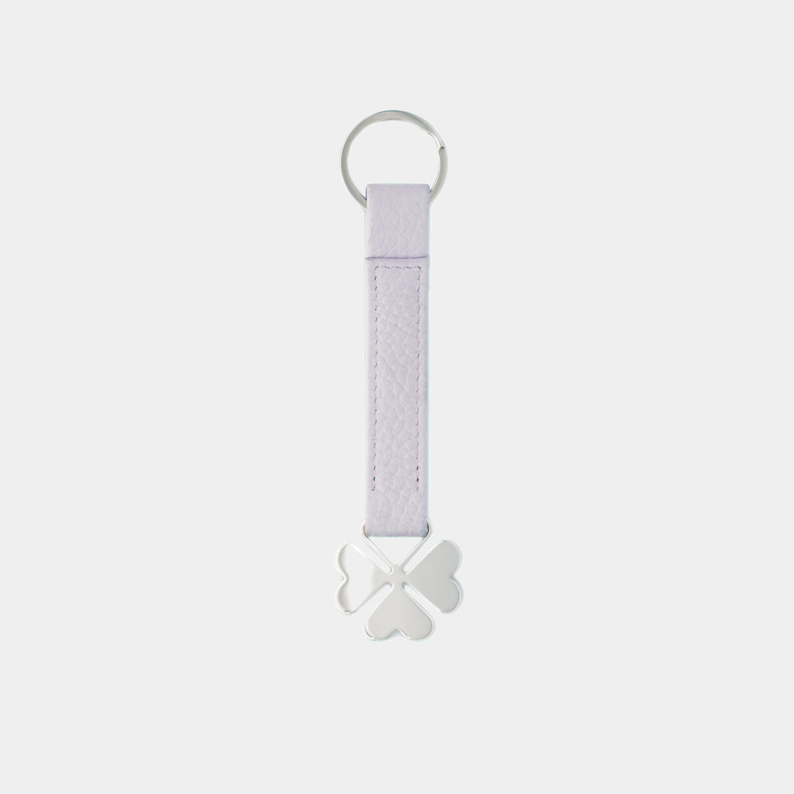 WSM Kožená klíčenka se stříbrným čtyřlístkem - 925 Sterling Silver-jewelry-perdonahome