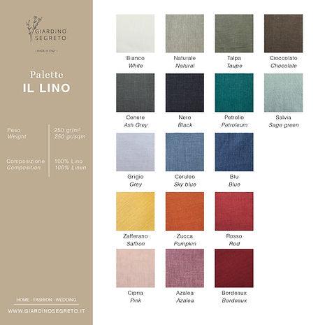 Lněný dekorační polštář BASIC - Giardino Segreto - perdonahome