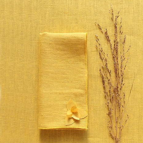 Giardino Segreto lněný ubrousek NARCISO 6 ks