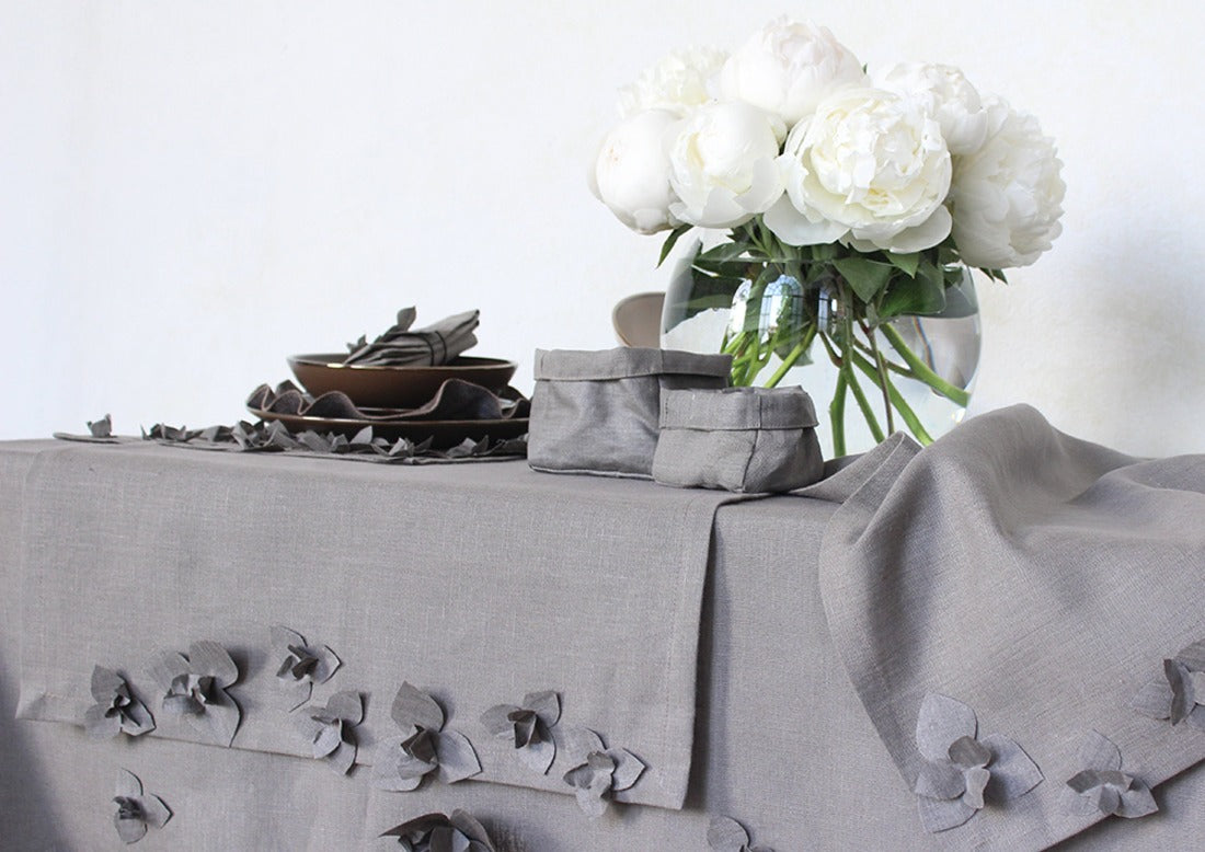 Giardino Segreto Lněný ubrus NARCISO