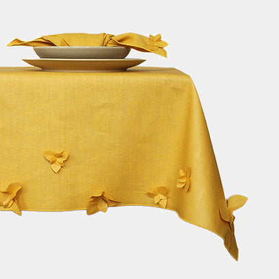 Giardino Segreto Lněný ubrus NARCISO