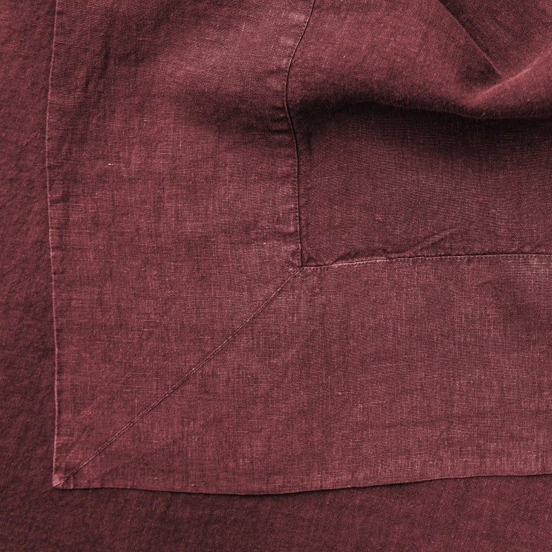 Once Milano klasický lněný ubrus se širokými okraji