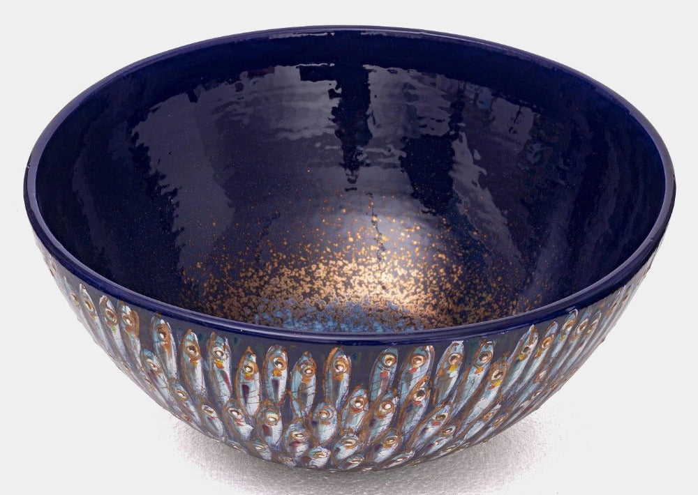 Velká keramická mísa RYBY - Bottega Vignoli - perdonahome