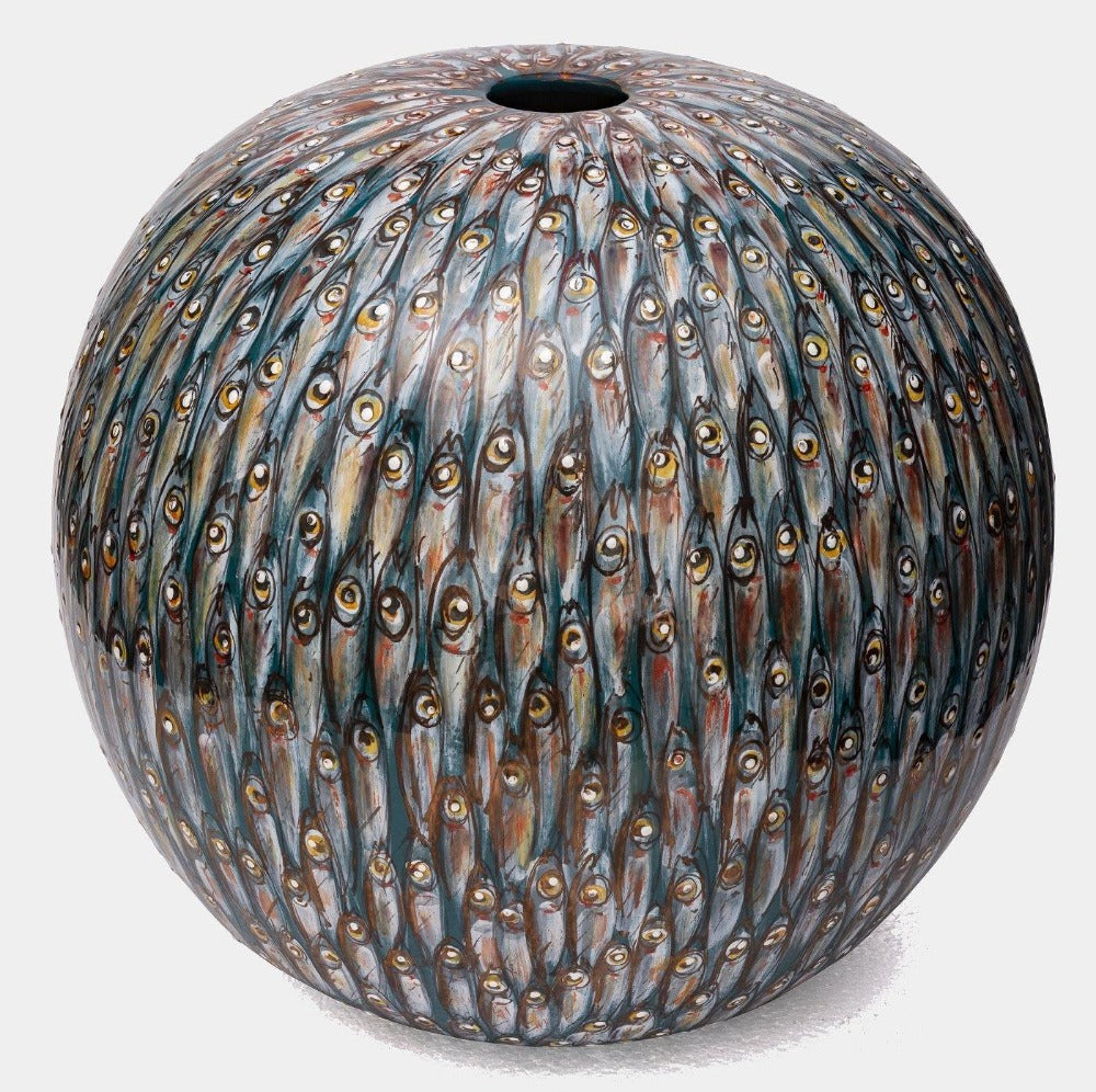 Velká keramická váza RYBY - Bottega Vignoli - perdonahome