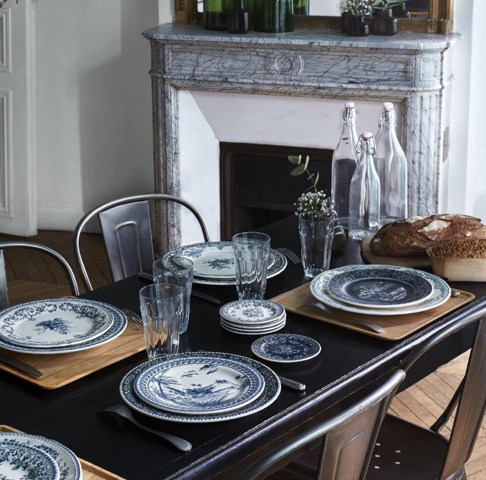 GIEN LES DÉPAREILLÉES BLUE Dezertní talíře Sada 6 ks