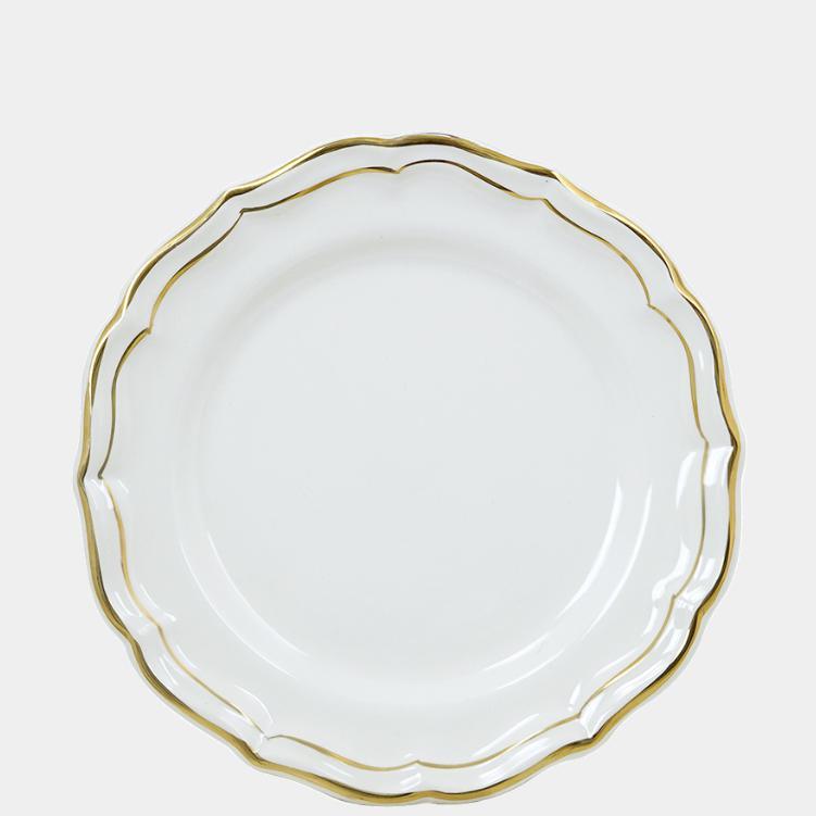 GIEN FILET OR Luxusní talíře s 18K zlatem