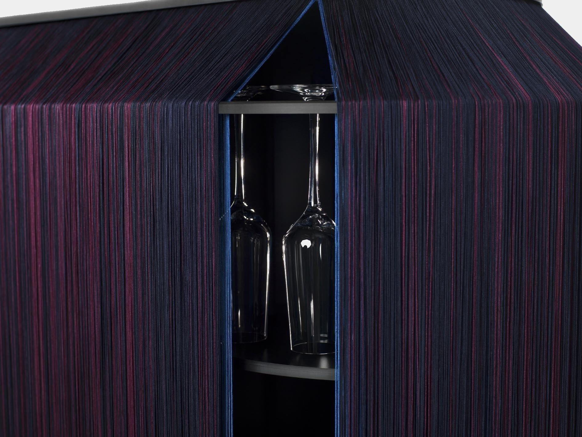 IBRIDE designová skříňka kabinet ALPAGA fialová
