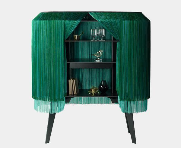 IBRIDE designová skříňka kabinet ALPAGA zelená