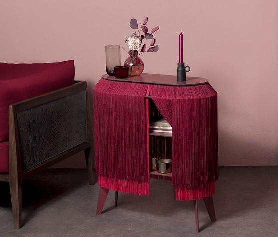 Skříňka BABY ALPAGA karmínově červená - IBRIDE - perdonahome