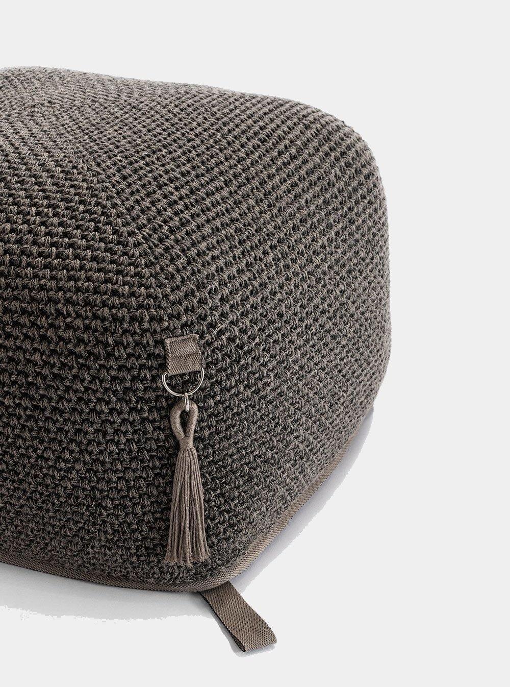 Sedací kostka pouf pro indoor a outdoor - GRANITE - IOTA - perdonahome