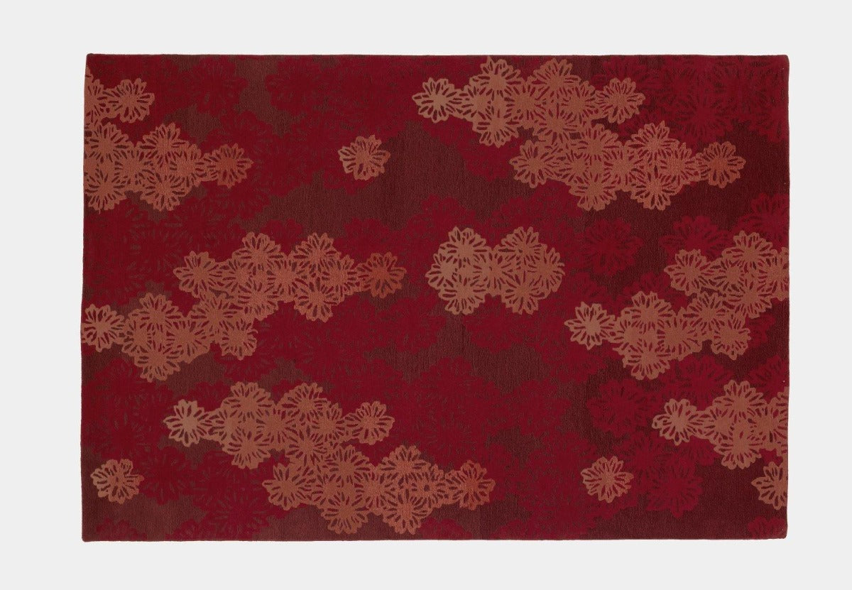Vlněný koberec HANAKIRIKO HAKONE RED - K3 - perdonahome