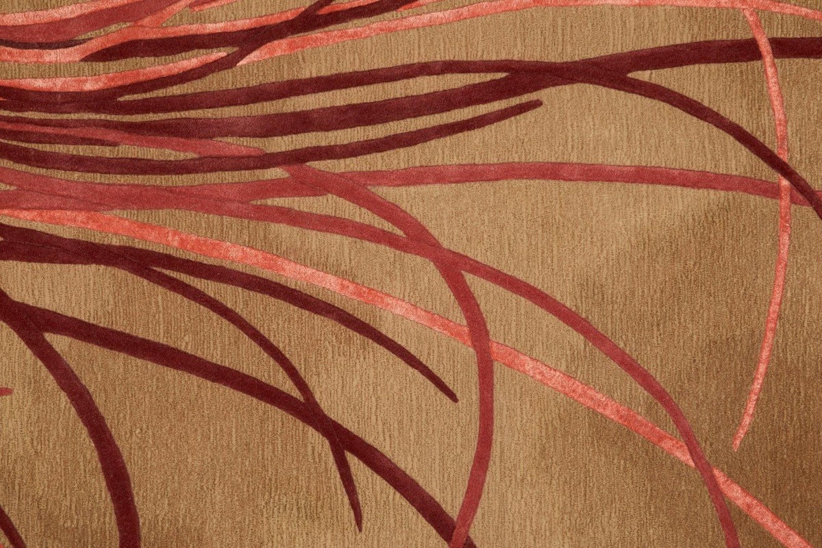 Vlněný koberec KIKU TOKYO RED - K3 - perdonahome