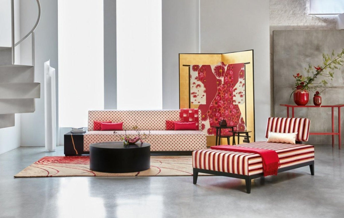 Vlněný koberec KIKU TOKYO RED - K3 - perdonahome