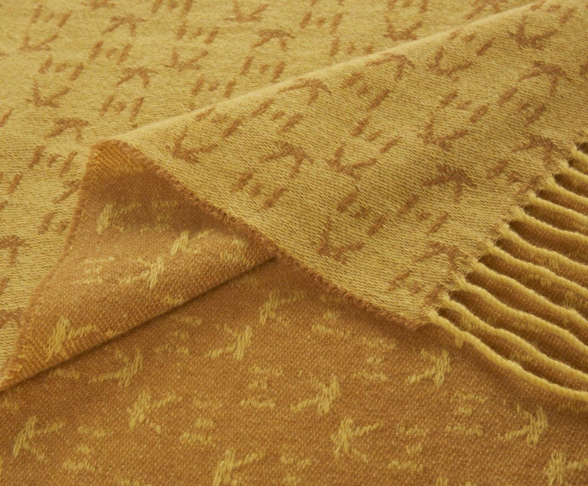 Vlněný pléd s kašmírem KOKO BEIGE - K3 - perdonahome
