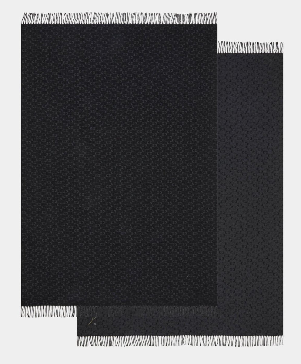 Vlněný pléd s kašmírem KOKO BLACK - K3 - perdonahome
