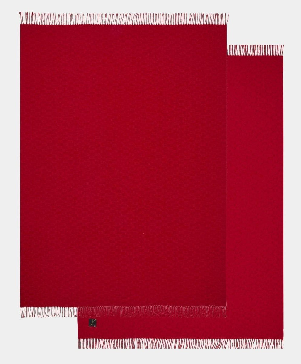 Vlněný pléd s kašmírem KOKO RED - K3 - perdonahome