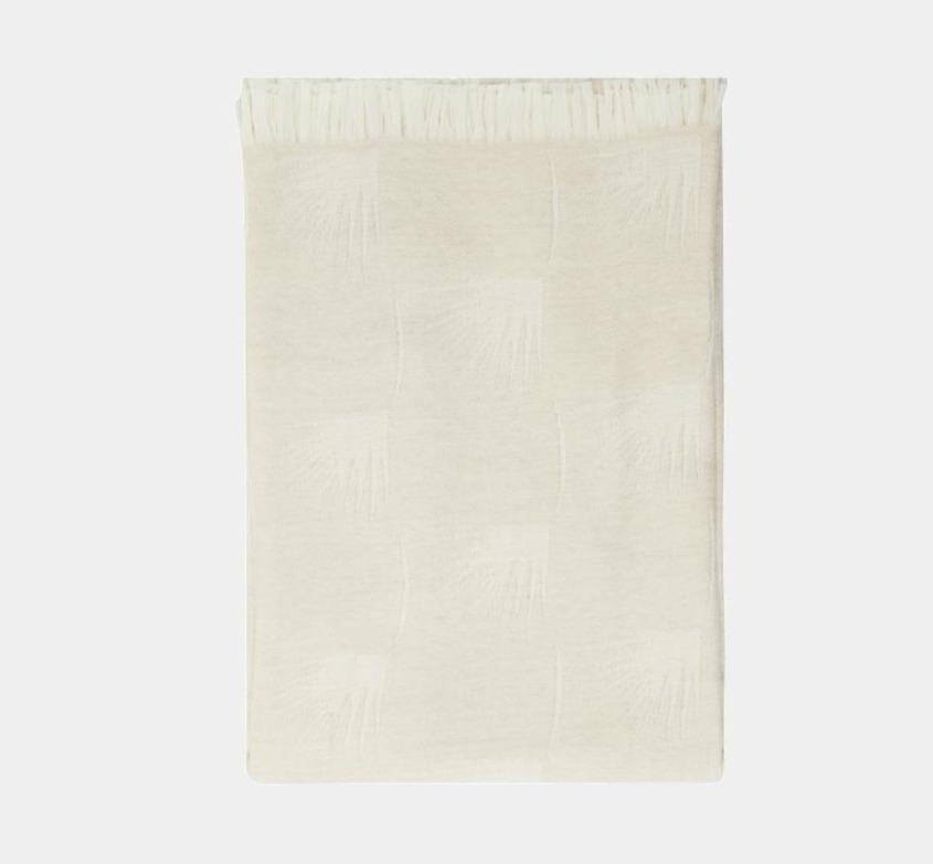 Žakárový vlněný pléd EDEUM BEIGE - K3 - perdonahome