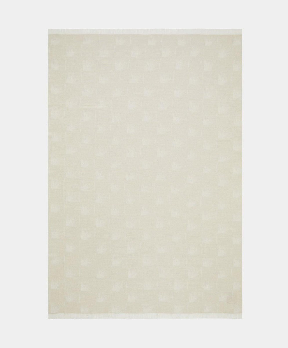 Žakárový vlněný pléd EDEUM BEIGE - K3 - perdonahome