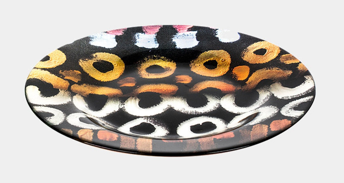 Barevné skleněné talíře - sada 4 ks - Le Botteghe su Gologone - perdonahome