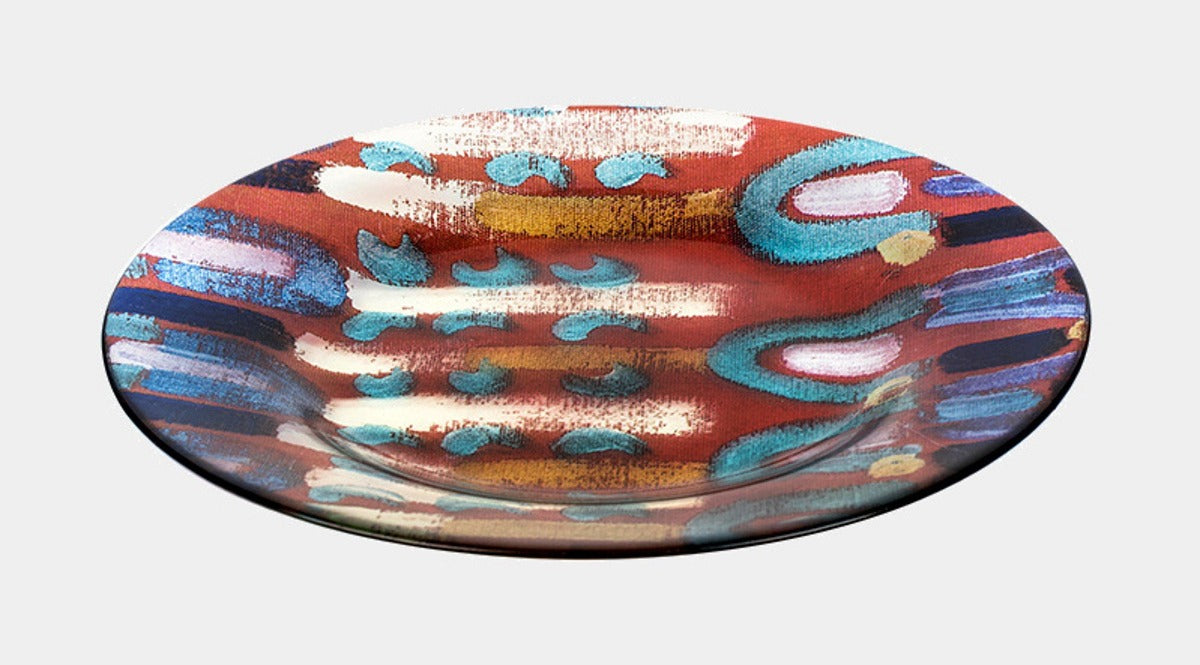 Barevné skleněné talíře - sada 4 ks - Le Botteghe su Gologone - perdonahome