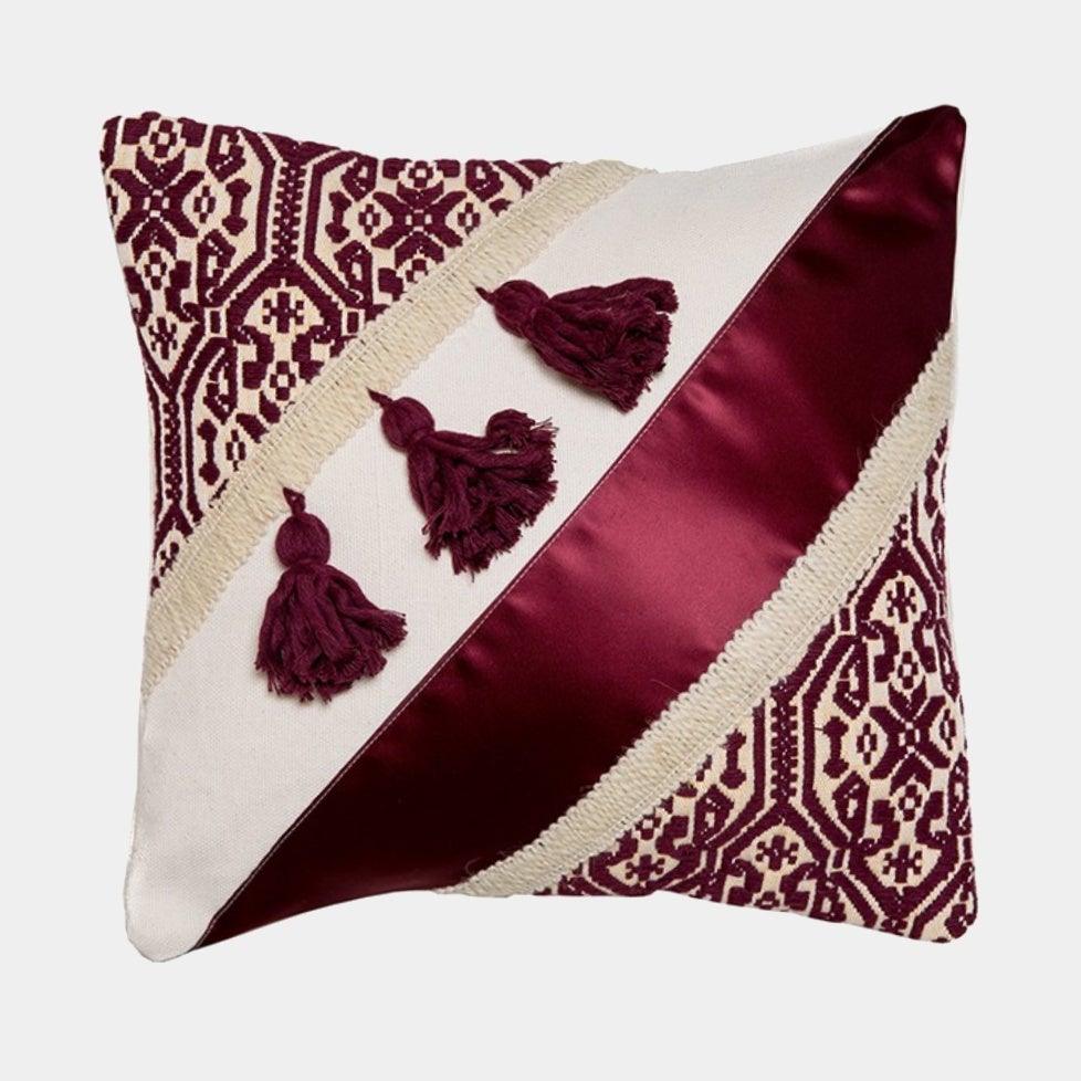 LE BOTTEGHE SU GOLOGONE Dekorační polštář LINEA TRAMA #10