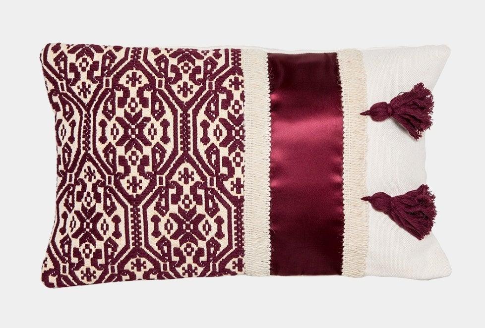 LE BOTTEGHE SU GOLOGONE Dekorační polštář LINEA TRAMA #11