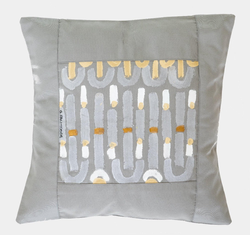 LE BOTTEGHE SU GOLOGONE Polštář ručně malovaný