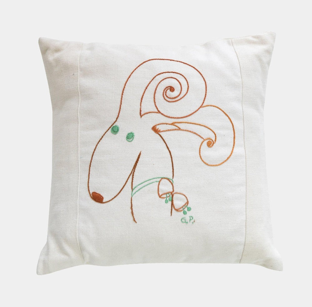 Vyšívaný polštářek BERAN #9 - Le Botteghe su Gologone - perdonahome