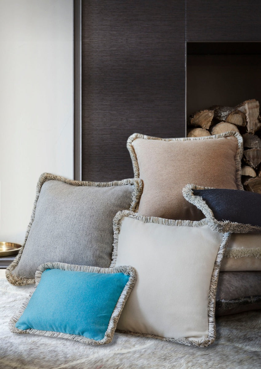 LO DECOR ARCTIC vlněný dekorační polštář BLACK