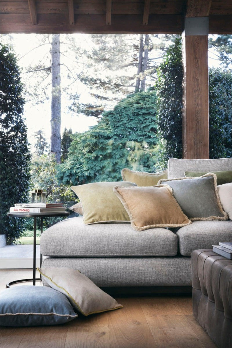 LO DECOR sametový dekorační polštář FRAME PILLOW