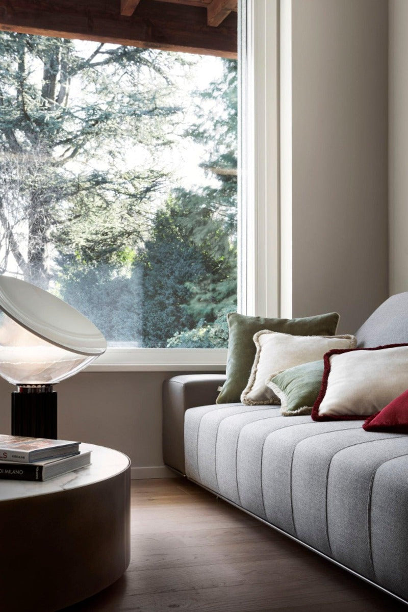 LO DECOR sametový dekorační polštář s třásněmi HAPPY PILLOW