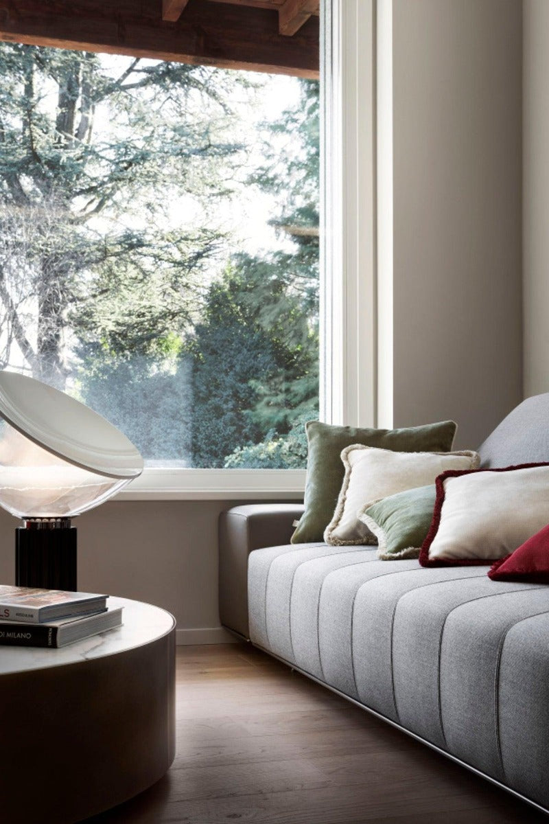 LO DECOR sametový dekorační polštář s třásněmi HAPPY PILLOW