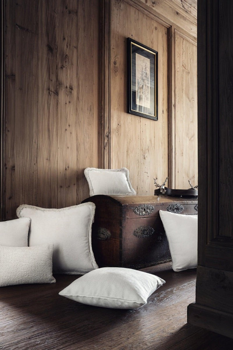 LO DECOR vlněný dekorační polštář s třásněmi HAPPY PILLOW