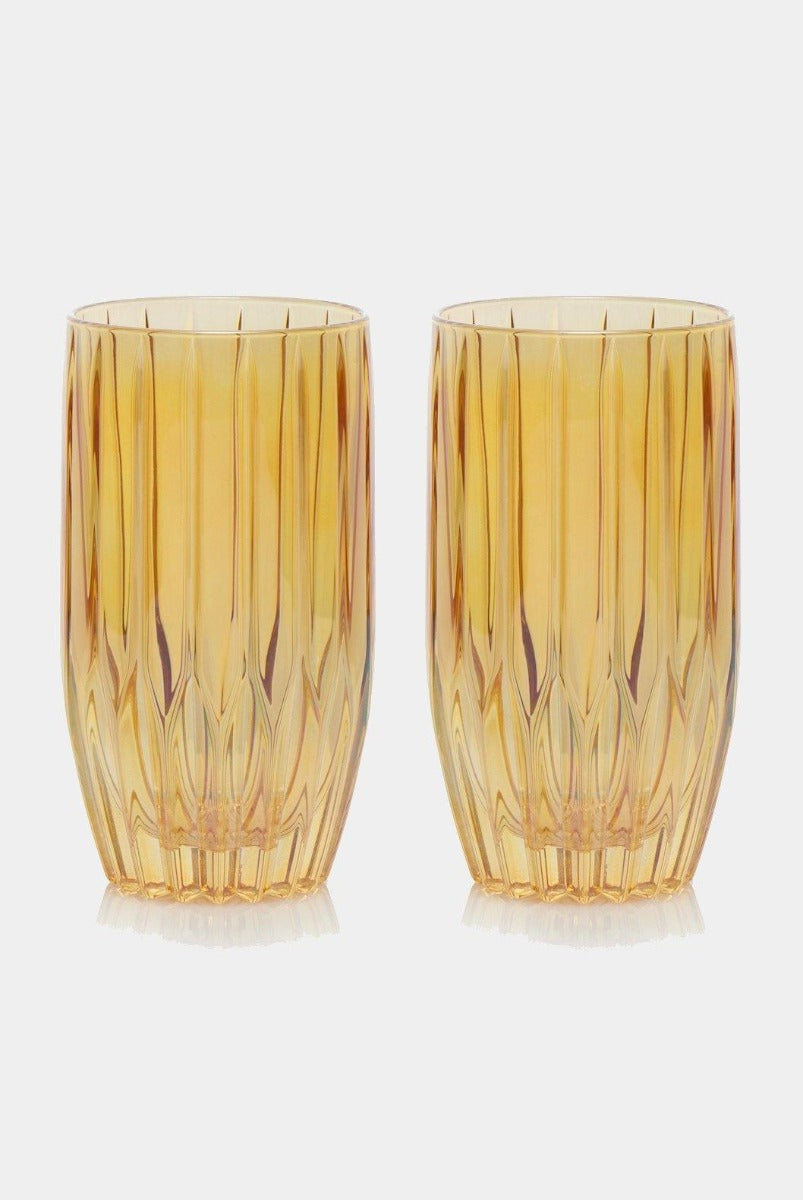 Ambra sklenice tumbler vysoká, 2 ks - Luisa Beccaria - perdonahome