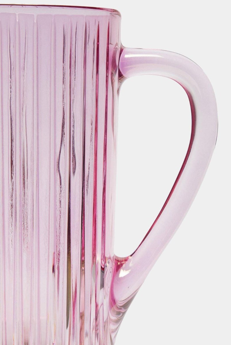 Růžový skleněný džbánek - Luisa Beccaria - perdonahome