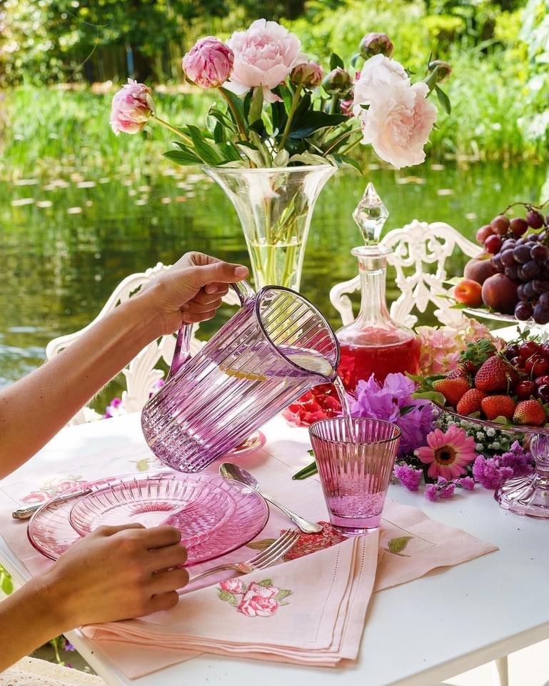 Luisa Beccaria Prestige broušený skleněný džbán na vodu-glass pitcher-perdonahome