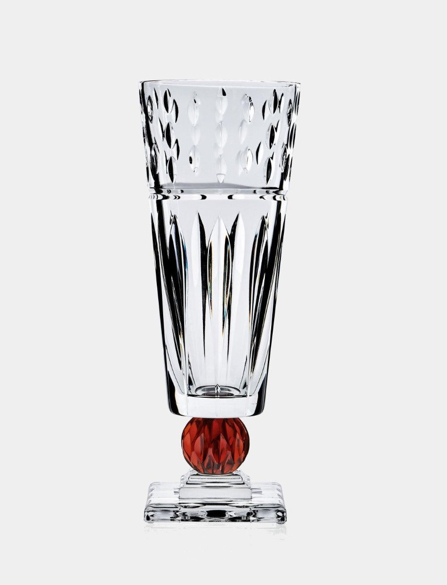 Křišťálová váza ISADORA 164 konická na podstavci - MARIO CIONI & C. - perdonahome