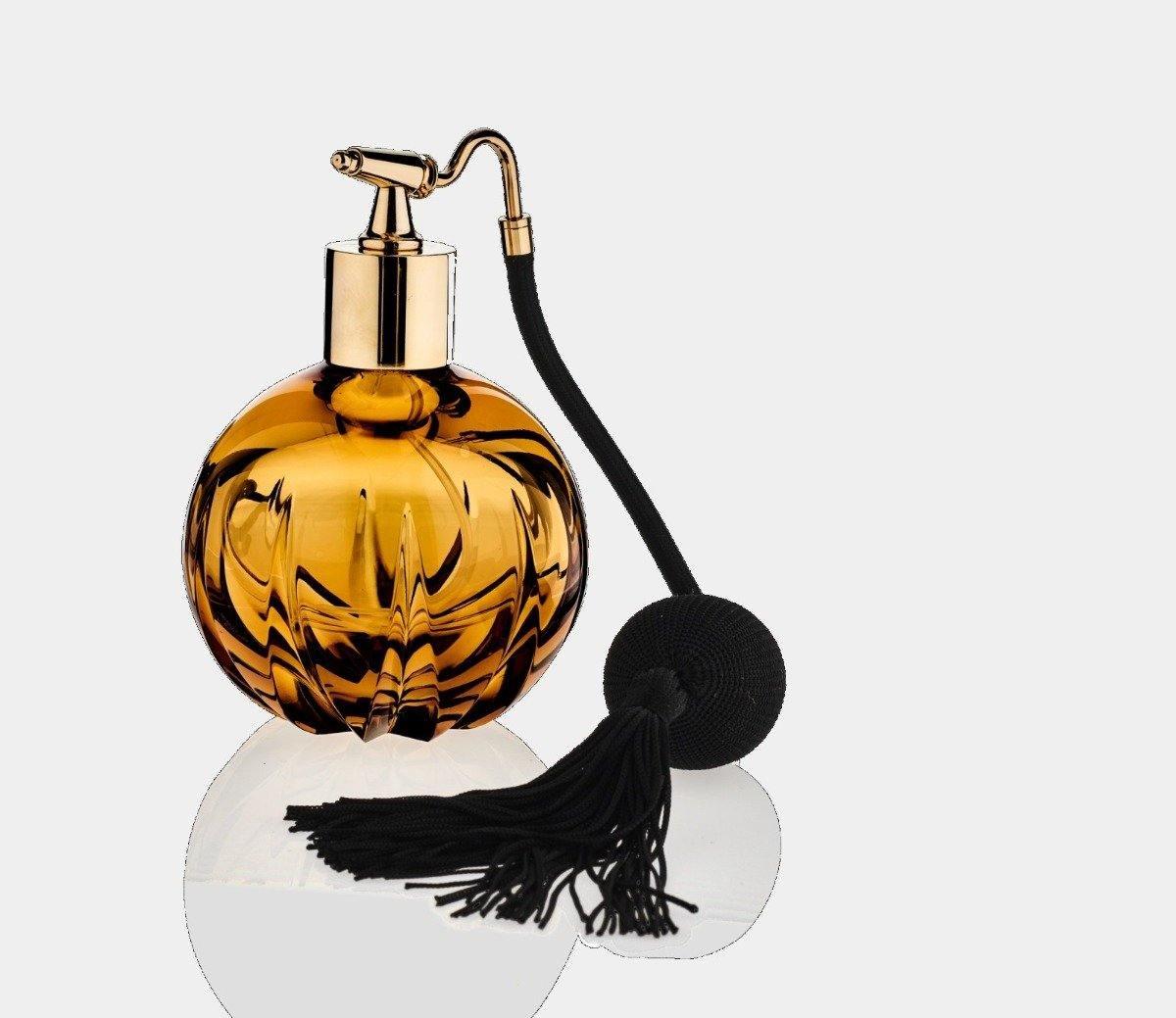 Křišťálový flakon na parfém s pumpičkou LUNA BLACK - MARIO CIONI & C. - perdonahome